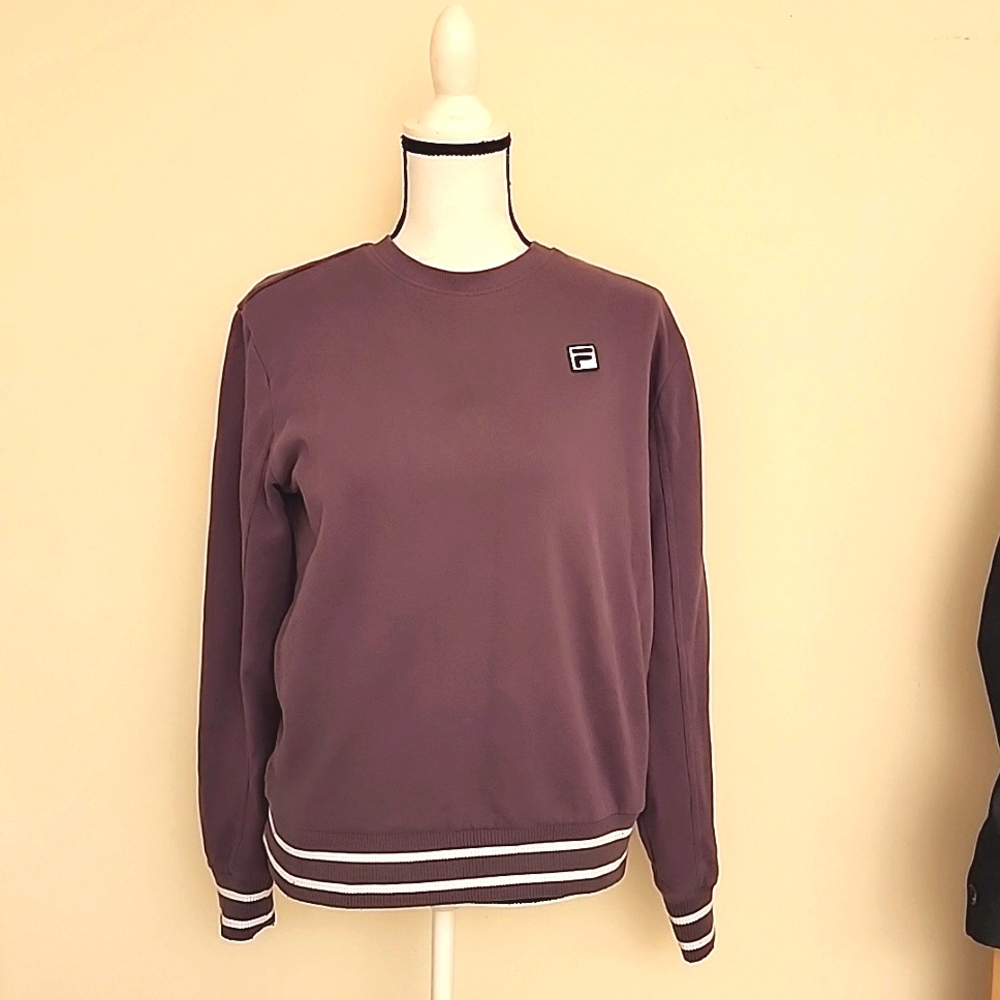 Rare! Fila Crewneck Sweatshirt Lavender M